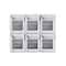 8 Pack: 6-Drawer Tip-Out Storage Bin by Simply Tidy®